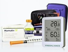 تصویر دیتالاگر و نمایشگر دماو رطوبت FreshLiance BlueTag-th20 