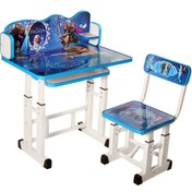 تصویر میز و صندلی تحریر کودک کیدکو طرح اسب تک شاخ Kidko children's table and desk with unicorn design