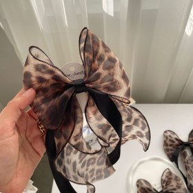 تصویر گیره انبری حریر پلنگی 