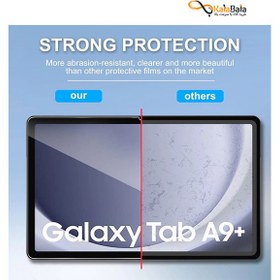 تصویر گلس تبلت مناسب برای تبلت سامسونگ Samsung Galaxy Tab A9 Plus (A9+) - سه میل و ضد خش Samsung Galaxy Tab A9 Plus X210-X215-X216