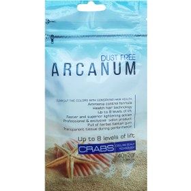 تصویر پودر دکلره خرچنگ آرکانوم بیول ۴۰ گرم Biol Arcanum Dust Free Crabs Bleaching Powder 40gr