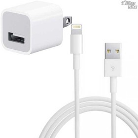 تصویر شارژر اورجینال گوشی آیفون X Wall Charger For Apple iPhone X With Cable Charger