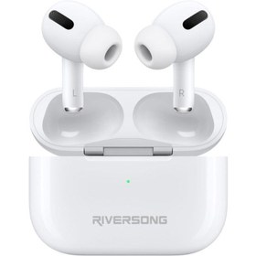 تصویر ایرفون بلوتوثی Riversong مدل Airfly L5 EA267 سفید ایرفون بی سیم مدل Airfly L5 EA267