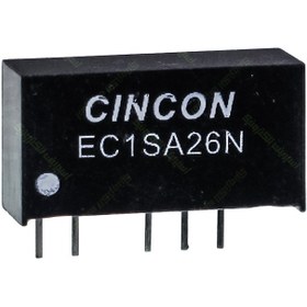 تصویر مبدل ولتاژ سینکون 100 میلی آمپر CINCON EC1SA26N DC/DC IN:24V OUT:±5V 