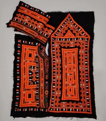 تصویر زی‌آستین پلیوار پُر – پارچه تارکِش – دوخت سنتی بلوچی 