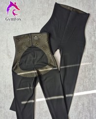 تصویر لگ باربی با نوار لیفت باسن و جمع کننده شکم پهلو leg043 