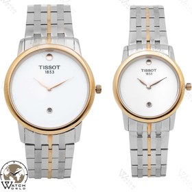 تصویر ساعت مچی عقربه ای ست زنانه و مردانه تیسوت - زنانه TISSOT 1853 PREMIER T77154G,L