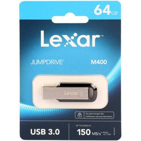 تصویر فلش 64 گیگ لکسار Lexar JumpDrive M400 USB3.0 Lexar JumpDrive M400 USB3.0 64GB Flash Memory