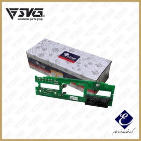 تصویر برد الکترونیکی ( کنترل پنل تهویه مطبوع ) پژو 405 HVC (از 90 تا 94 ) عظام 