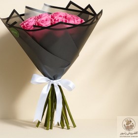 تصویر Elegant Eternal 20 Roses Bouquet | کد: ZNB-1HPJ 