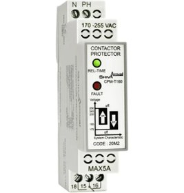 تصویر محافظ کنتاکتور 1S سری M(کنترل فاز تک فاز) شیوا امواج مدل CPM-T1 