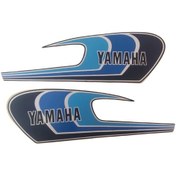 تصویر آرم باک یاماها RS125 مدل پرچمی رنگ قرمز 