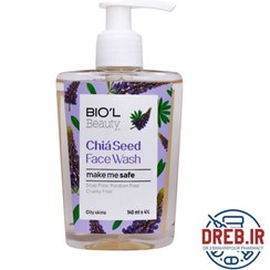 تصویر ژل شستشوی صورت بیول مدل Chia Seed مناسب پوست چرب _ Biol Chia Seed Face Wash For Oily Skin 