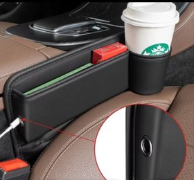 تصویر جا لیوانی چرم خودرو 