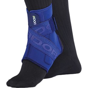 تصویر قوزک بند نئوپرنی با کش ساپورت لیگامانی آدور Ador Medium size neoprene ankle strap with ligament support