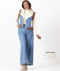 تصویر ست وست و شلوار زنانه گره استایل مدل آپاچی 