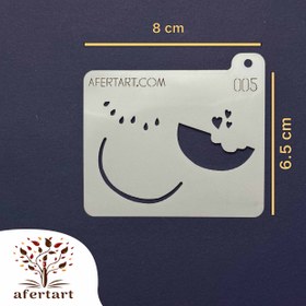 تصویر شابلون گریم کودک / طرح هندوانه / کد 005 