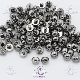 تصویر دکمه پایه دار آبکروم فندقی دودی 12 میلیمتر (بسته 100 عددی) 