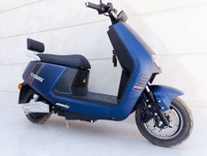 تصویر موتورسیکلت برقی(اسکوتر برقی) طرح وسپا COVAX (سفارش اتحادیه اروپا) مدل LAUNCH لانچ رنگ آبی ۲۰۲۴ 