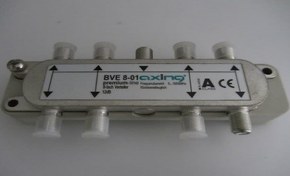 تصویر اسپلیتر تقسیم کننده آنتن مرکزی BVE 8-01 AXING 