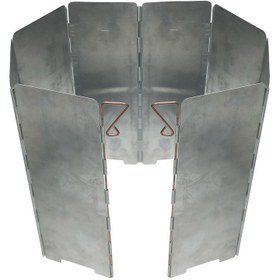 تصویر بادگیر آتشدان مدل D8 - نقره ای 