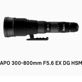 تصویر لنز Sigma 300-800mm F/5.6 