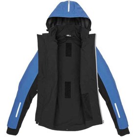 تصویر کاپشن موتورسوار سیاه مردانه و زنانه موتور ژاکت Hoodie H2Out Ii آبی اسپیدی Spidi 