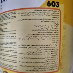 تصویر بتونه اکریلیک سفید ساندورا همه کاره کد 603 وزن 1200 گرمی 