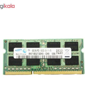 تصویر رم لپ تاپ DDR3 تک کاناله 1333 مگاهرتز CL11 سامسونگ مدل PC3 ظرفیت 4گیگابایت 