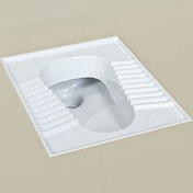 تصویر توالت زمینی چینی کرد مدل تولیپ - درجه 1 TULIP toilet chini cord