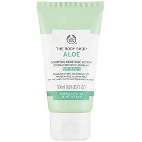 تصویر لوسیون آبرسان و ضد آفتاب آلوئه ورا بادی شاپ حجم 50 میل SPF 15 Body shop 