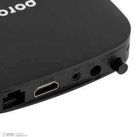 تصویر اندروید باکس و پخش کننده تلویزیون Porodo دارای 2GB RAM,8GB ROM - مشکی Porodo 2GB RAM,8GB ROM