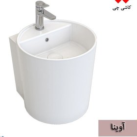 تصویر روشویی نیم پایه آوینا چینی کرد wall-hung-basin-Avina-chini-cord