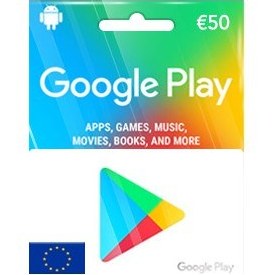 تصویر Google Play 50 EURO 