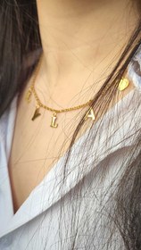 تصویر گردنبند حروف کد gdb-018 
