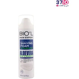 تصویر فوم اصلاح مردانه بیول حاوی عصاره آلوئه ورا حجم ۲۰۰ میلی لیتر 