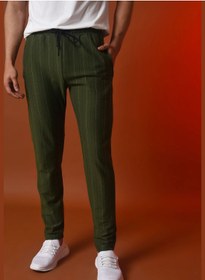 تصویر شلوار ورزشی راه‌راه برند campus sutra Striped Track Pants