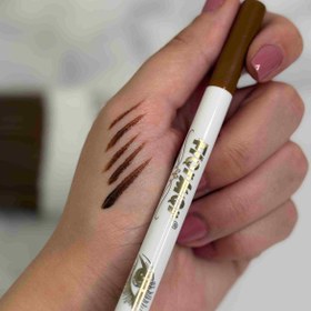 تصویر خط چشم قهوه ای 