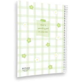 تصویر دفتر خط دار مجلد ۸۰ برگ سری pastel 