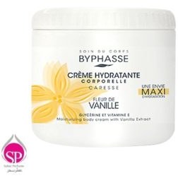 تصویر کرم بدن اسپانیایی بایفاس مدل FLEUR DE VANILLE BYPHASSE® CRÈME HYDRATANTE CORPORELLE CARESSE 'FLEUR DE VANILLE, 500ml