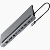 تصویر هاب تایپ سی 11 پورت پاورولوژی Powerology 11 in 1 USB-C Hub P11CHBMCGY(کد:520) 