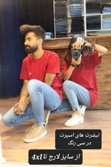 تصویر تیشرت ساده پنبه 