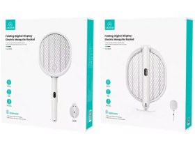 تصویر حشره کش مدل Four in One Folding Electric Mosquito Swatter D68 