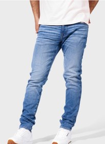 تصویر جین اسکینی فیت شست‌وشو متوسط برند american eagle Mid Wash Skinny Fit Jeans