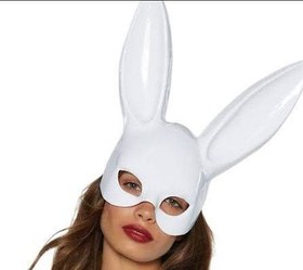 تصویر نقاب خرگوشی سفید 