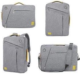 تصویر 15.6 inch Laptop Backpack Bag Convertible Business Backpack Briefcase Messenger Bag 