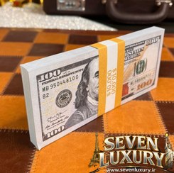 تصویر بسته تزئینی سینمایی ۱۰۰ عددی SevenLuxury با باند زرد 