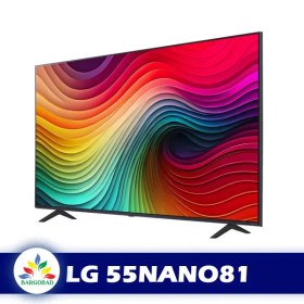 تصویر تلویزیون ال جی مدل 55NANO81 55NANO81 LG TV 4K NanoCell HDR10 Pro 20W webOS AI ThinQ TM100 2020