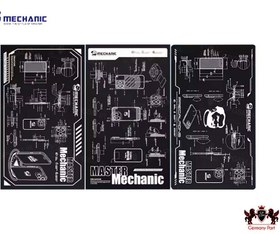 تصویر پد انتی استاتیک ضد لغزش سیلیکونی مکانیک مدل وی 77، 78 و 79 - MAGNETIC MICROSCOPE SILICONE PAD V77&78&79 MECHANIC 