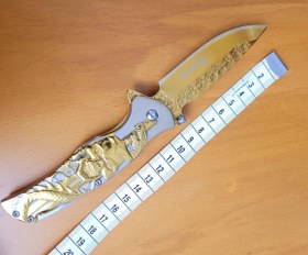 تصویر چاقو جیبی عقاب طلایی 